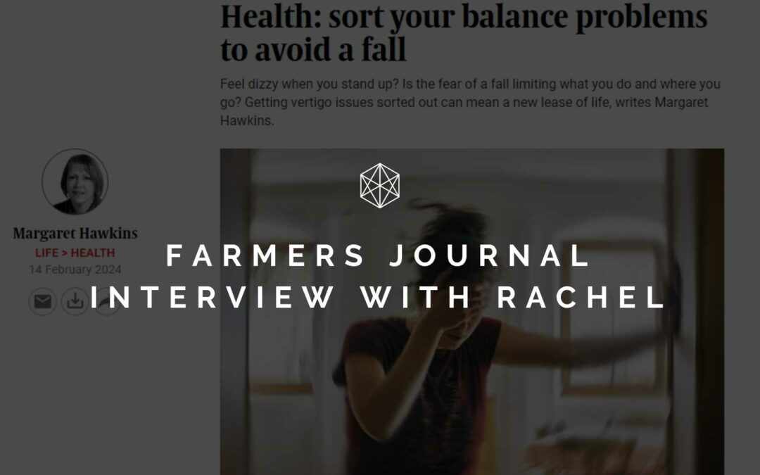 Farmers’ Journal Interview with Rachel – How to Sort Balance Problems